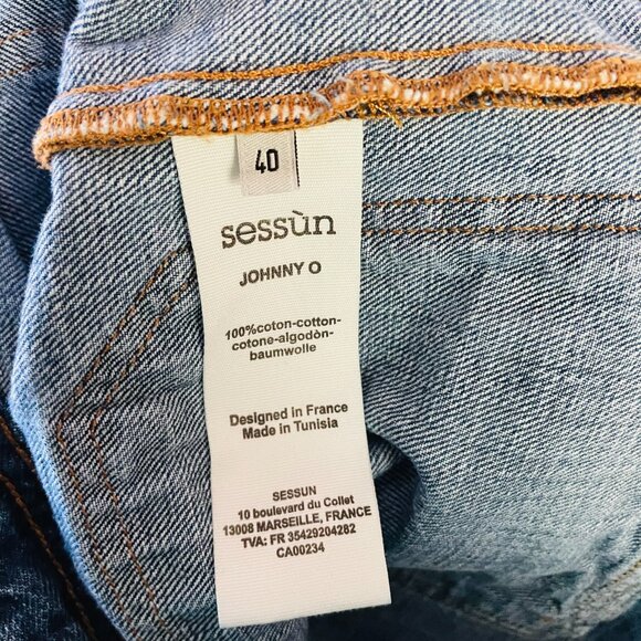 Sessun Blue Johnny O High Rise Wide Leg Stonewash Denim Jeans | Size 40 | Size 8 - Picture 11 of 12